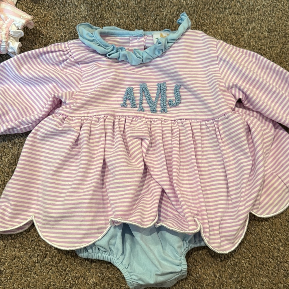 AMJ monogram outfit